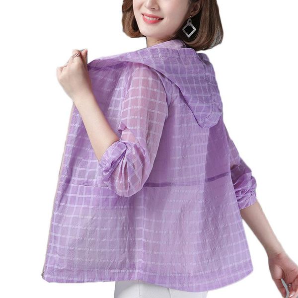 women's jackets 2021 summer sun protection clothing women anti-uv sunscreen coat loose hooded thin casual female short 4xl q20, Black;brown
women's jackets 2021 summer sun protection clothing women anti-uv sunscreen coat loose hooded thin casual female short 4xl q20, Black;brown