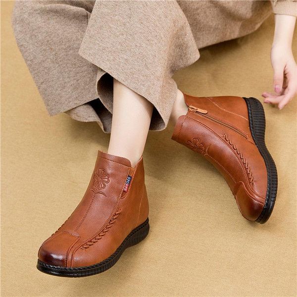 boots designer casual leather women flat rubber 2021 soft sole mom and pregnant shoes brown/black
boots designer casual leather women flat rubber 2021 soft sole mom and pregnant shoes brown/black