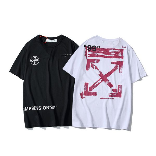 19ss ow digital graffiti crew neck short sleeve men's and women's fashion t-shirt with loose arrow printon sale, White;black
19ss ow digital graffiti crew neck short sleeve men's and women's fashion t-shirt with loose arrow printon sale, White;black