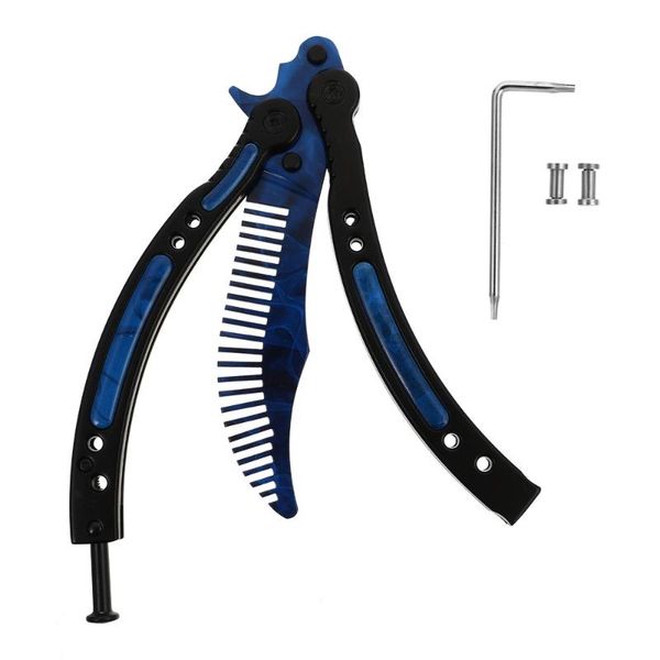 hair brushes butterflies comb folding training practice styling tools for adults, Silver
hair brushes butterflies comb folding training practice styling tools for adults, Silver