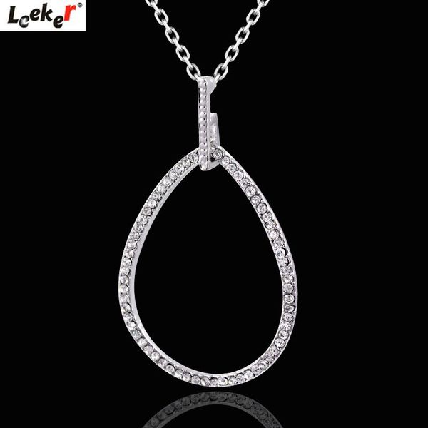 pendant necklaces leeker big tear drop necklace crystal silver color link chain choker for women accessories jewelry 216 lk8
pendant necklaces leeker big tear drop necklace crystal silver color link chain choker for women accessories jewelry 216 lk8