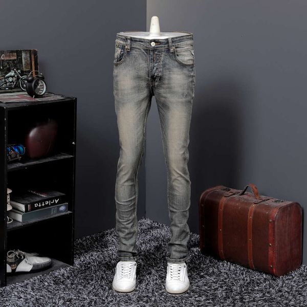 autumn and winter new stretch casual jeans men's straight slim versatile nostalgic pants, Blue
autumn and winter new stretch casual jeans men's straight slim versatile nostalgic pants, Blue