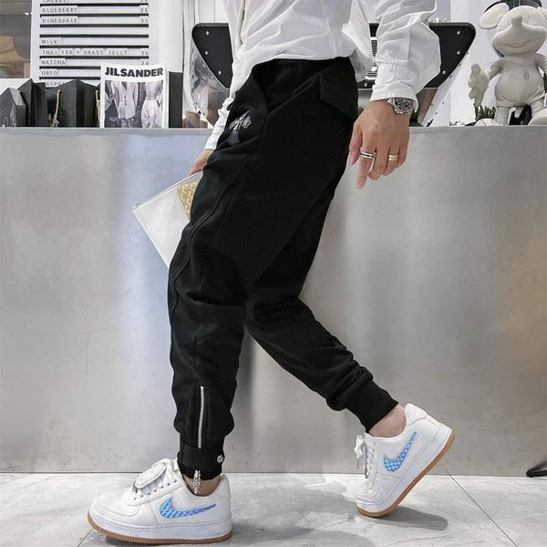 men's kuqikeluoxin romantic clover fashion cross embroidered pants brand autumn trend slim handsome popular, Black
men's kuqikeluoxin romantic clover fashion cross embroidered pants brand autumn trend slim handsome popular, Black
