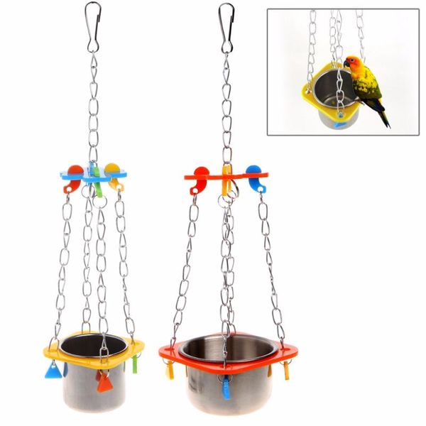 1pc birds parrots hanging feed bowl swing cage toys for parakeet cockatiel cockatoo l/s sizec42
1pc birds parrots hanging feed bowl swing cage toys for parakeet cockatiel cockatoo l/s sizec42