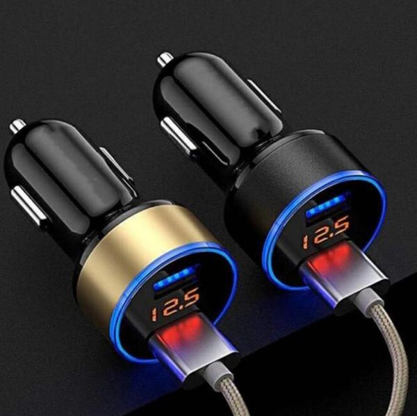 qc3.1a dual usb car charger car-styling 2 led indicator universal mobile phone forsmartphones
qc3.1a dual usb car charger car-styling 2 led indicator universal mobile phone forsmartphones