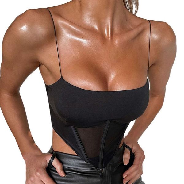 women's tanks & camis short woman tank 2021 halter solid sleeveless stitching sling square neckline stylish camisole, White
women's tanks & camis short woman tank 2021 halter solid sleeveless stitching sling square neckline stylish camisole, White