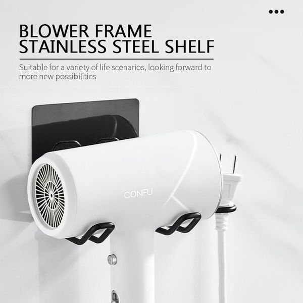 hooks & rails bathroom stainless steel wall-mount hair dryer holder home multi-purpose wall hanging convenient durable storage racks
hooks & rails bathroom stainless steel wall-mount hair dryer holder home multi-purpose wall hanging convenient durable storage racks