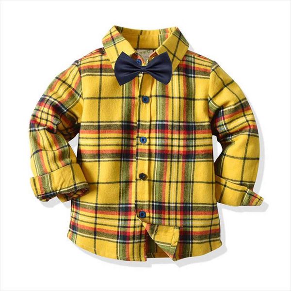 baby boys shirts childrens spring autumn long sleeve yellow lattice gentleman cotton shirt with bowtie toddler blouse, White;black
baby boys shirts childrens spring autumn long sleeve yellow lattice gentleman cotton shirt with bowtie toddler blouse, White;black