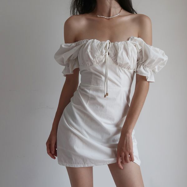 summer french elegant boho white light dress women retro y2k tie neck puff sleeve mini casual dresses beach party robe 2021, Black;gray
summer french elegant boho white light dress women retro y2k tie neck puff sleeve mini casual dresses beach party robe 2021, Black;gray