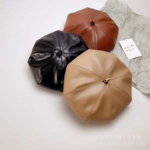 caps & hats child classic pu leather french beret hat for women solid color outdoor winter artist painter kids cap boy girls, Yellow
caps & hats child classic pu leather french beret hat for women solid color outdoor winter artist painter kids cap boy girls, Yellow