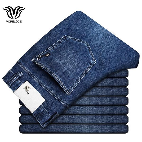 men's jeans voreloce classic brand embroidery spring 2021 high-quality cotton stretch slim straight, Blue
men's jeans voreloce classic brand embroidery spring 2021 high-quality cotton stretch slim straight, Blue