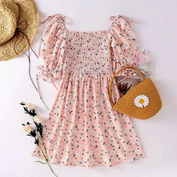 2021 new floral print mini women square neck puff sleeve tie chic summer elastic bodice party dress female vestido h71d, Black;gray
2021 new floral print mini women square neck puff sleeve tie chic summer elastic bodice party dress female vestido h71d, Black;gray