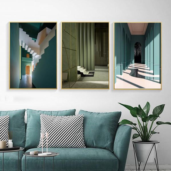 paintings building house corridor painting poster canvas green and blue architecture wall art nordic printings picture modern home decor
paintings building house corridor painting poster canvas green and blue architecture wall art nordic printings picture modern home decor