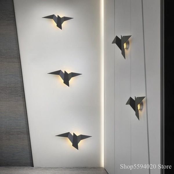 wall lamp style flying bird creative cool geometry iron modeling simple living room bedroom bedside
wall lamp style flying bird creative cool geometry iron modeling simple living room bedroom bedside