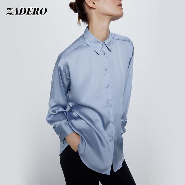 women's blouses & shirts satin shirt women turn down collar long sleeve blouse office lady 2021 high street fashion oversized loose ca, White
women's blouses & shirts satin shirt women turn down collar long sleeve blouse office lady 2021 high street fashion oversized loose ca, White