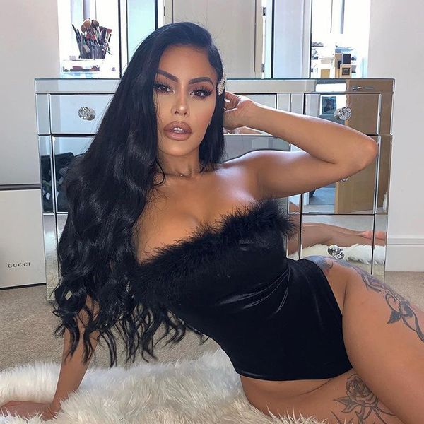 women's jumpsuits & rompers 2021 winter one word lead bodysuit clothes woman hairy black club party womens jumpsuit overalls, Black;white
women's jumpsuits & rompers 2021 winter one word lead bodysuit clothes woman hairy black club party womens jumpsuit overalls, Black;white