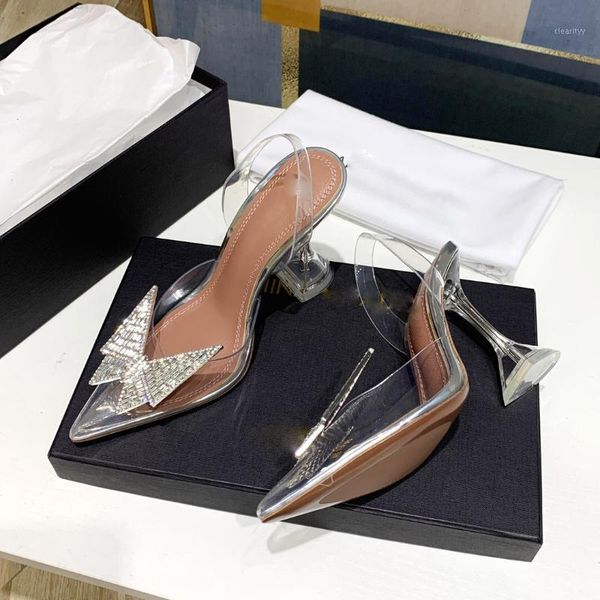 sandals 2021 women pvc transparent 10cm high heels with rhinestone butterfly pointed toe party wedding shoes luxury designer1, Black
sandals 2021 women pvc transparent 10cm high heels with rhinestone butterfly pointed toe party wedding shoes luxury designer1, Black