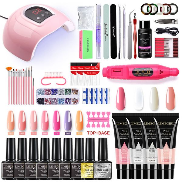 poly extension kit acrylic builder jelly uv lamp manicure set gel polish nail decorations
poly extension kit acrylic builder jelly uv lamp manicure set gel polish nail decorations