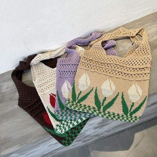 evening bags hollow woven vintage flower shoulder bag women's knitted braid shopper sac big capacity handbags casual tote
evening bags hollow woven vintage flower shoulder bag women's knitted braid shopper sac big capacity handbags casual tote