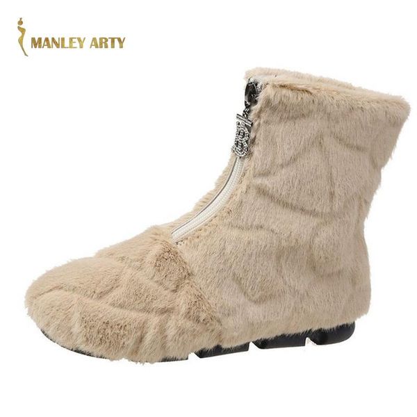 boots winter women's snow 2021 warm plush wool shoes front zipper lambs round head undefined high cotton, Black
boots winter women's snow 2021 warm plush wool shoes front zipper lambs round head undefined high cotton, Black
