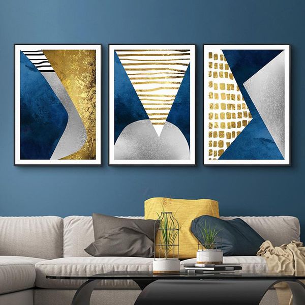 abstract poster geometric art print navy gold grey canvas paintings on the wall art home decoration modern posters and prints
abstract poster geometric art print navy gold grey canvas paintings on the wall art home decoration modern posters and prints