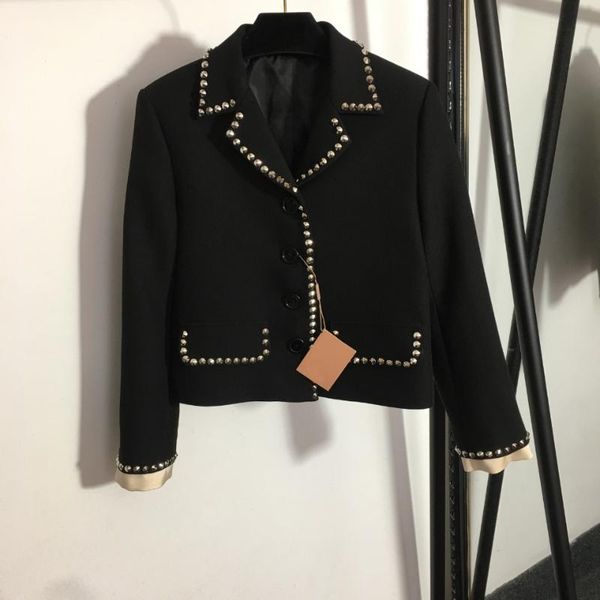 women's jackets 2021 models brand n suit jacket short black senior sense, Black;brown
women's jackets 2021 models brand n suit jacket short black senior sense, Black;brown