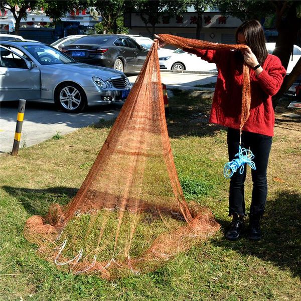 throw net cast net fishing high strength line fishing with sinkers traditional network fish casting 3/5/6m dia.
throw net cast net fishing high strength line fishing with sinkers traditional network fish casting 3/5/6m dia.
