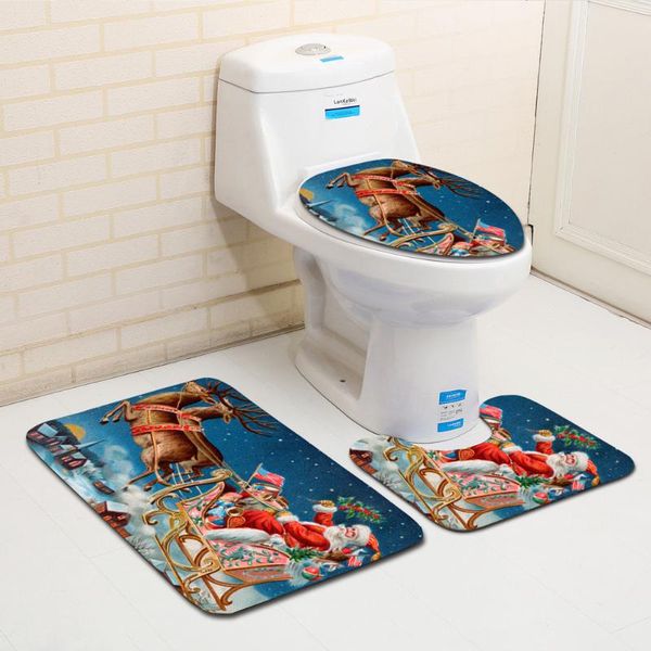 toilet seat covers bathroom mat set 3pcsset bath rugs christmas print water absorption doormats home decoration carpet
toilet seat covers bathroom mat set 3pcsset bath rugs christmas print water absorption doormats home decoration carpet