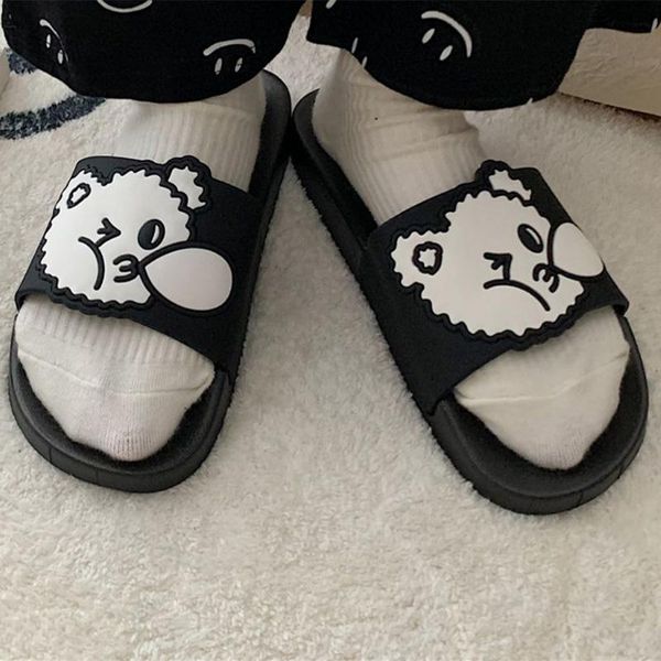 slippers summer women's home ladies bathroom slides cartoon shoes female flip flops woman footwear indoor comfort soft sandals, Black
slippers summer women's home ladies bathroom slides cartoon shoes female flip flops woman footwear indoor comfort soft sandals, Black