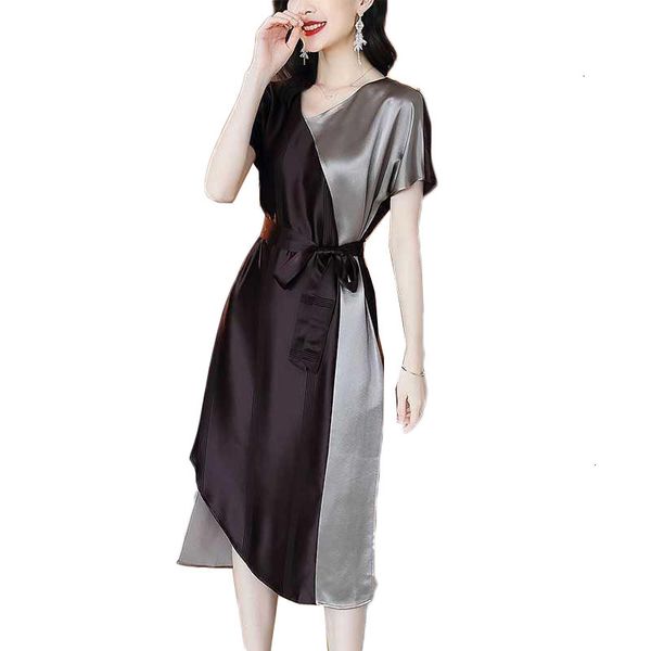 2021 women's summer new short-sleeve color matching elegant v-neck irregular vestidos plus size 4xl y369 vi2z, Black;gray
2021 women's summer new short-sleeve color matching elegant v-neck irregular vestidos plus size 4xl y369 vi2z, Black;gray