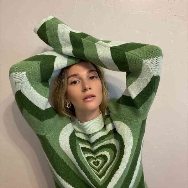 women heart striped knitted womens sweaters y2k slim long sleeve pullover female turtleneck jumper fashion rainbow mujer, White;black
women heart striped knitted womens sweaters y2k slim long sleeve pullover female turtleneck jumper fashion rainbow mujer, White;black