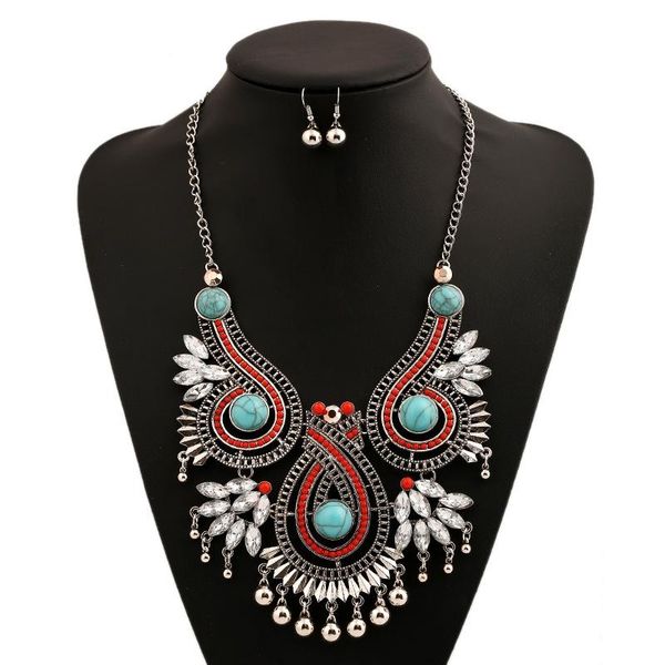 pendant necklaces liuxsp exaggerated style ethnic female necklace brand wedding party gift jewelry, Silver
pendant necklaces liuxsp exaggerated style ethnic female necklace brand wedding party gift jewelry, Silver