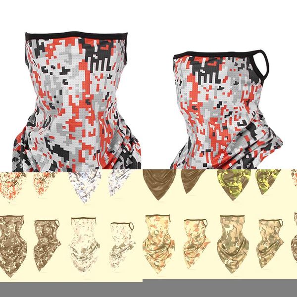 scarves triangle silk scarf casual neck gaiter camouflage printed for adults, Blue;gray
scarves triangle silk scarf casual neck gaiter camouflage printed for adults, Blue;gray