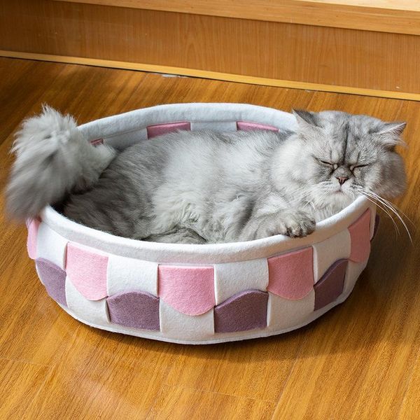 cat beds & furniture style pet dog bed round square plush warm house soft felt for small dogs cats nest
cat beds & furniture style pet dog bed round square plush warm house soft felt for small dogs cats nest