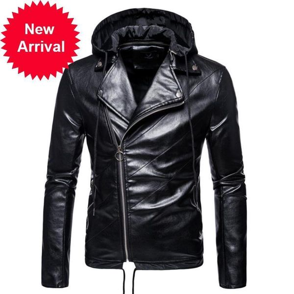 2021 autumn & winter new arrivals black motorcycle style hooded leather plus size hip hop men jacket ing, Black;brown
2021 autumn & winter new arrivals black motorcycle style hooded leather plus size hip hop men jacket ing, Black;brown