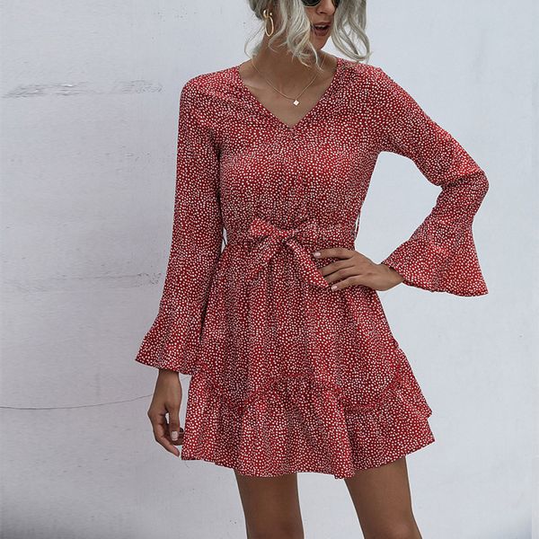 2021 new autumn ruffle women spring v neck butterfly sleeve female lace-up slim elegant midi party vestido 7rju, Black;gray
2021 new autumn ruffle women spring v neck butterfly sleeve female lace-up slim elegant midi party vestido 7rju, Black;gray
