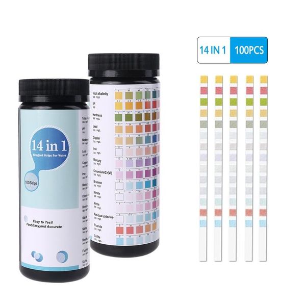 meters q5wb 100pcs 14 in 1 drinking water test strips for tap well fresh faucets
meters q5wb 100pcs 14 in 1 drinking water test strips for tap well fresh faucets