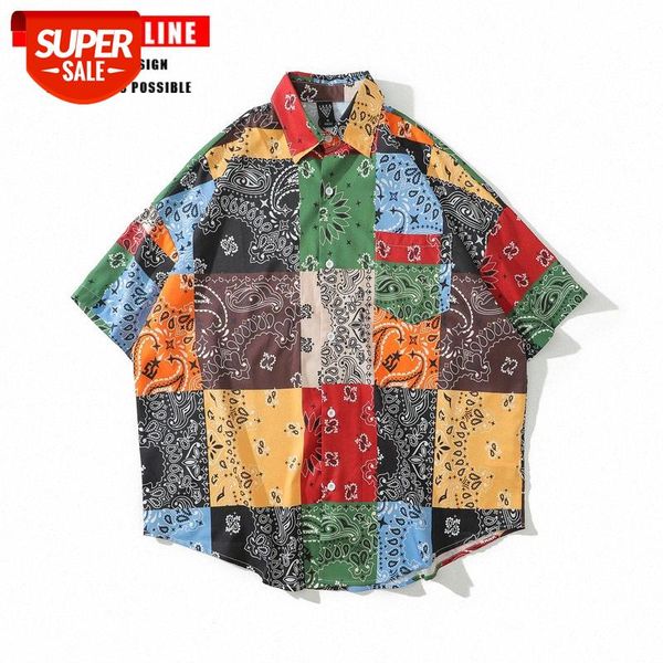 tkpa plaid loose hip-hop cashew flower color matching short-sleeved shirt #il9s, White;black
tkpa plaid loose hip-hop cashew flower color matching short-sleeved shirt #il9s, White;black