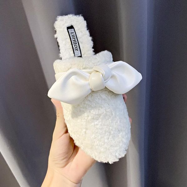 slippers bow knot slip on casual flat shoes woman warm plush mules fashion women winter faux fur slides furry flip flops, Black
slippers bow knot slip on casual flat shoes woman warm plush mules fashion women winter faux fur slides furry flip flops, Black