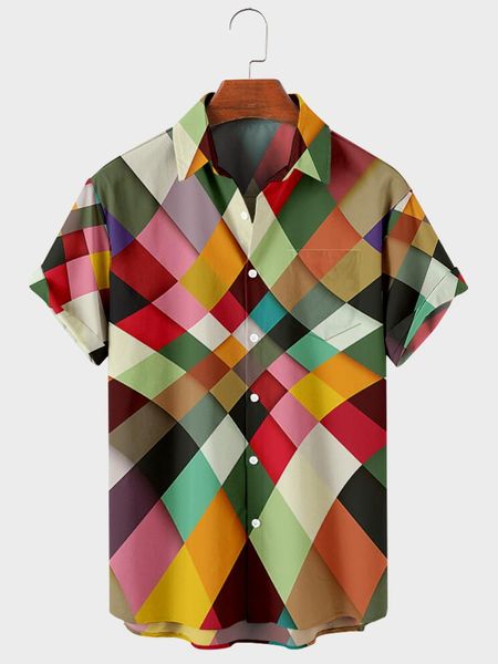 men's casual shirts 2021 simple stripe pattern 18 digital printing loose large button short sleeve cardigan shirt, White;black
men's casual shirts 2021 simple stripe pattern 18 digital printing loose large button short sleeve cardigan shirt, White;black
