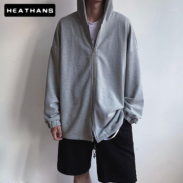 spring autumn hooded men's jacket korean style fashion loose cudaderas con capucha casual solid color jackets for men m-2xl, Black;brown
spring autumn hooded men's jacket korean style fashion loose cudaderas con capucha casual solid color jackets for men m-2xl, Black;brown