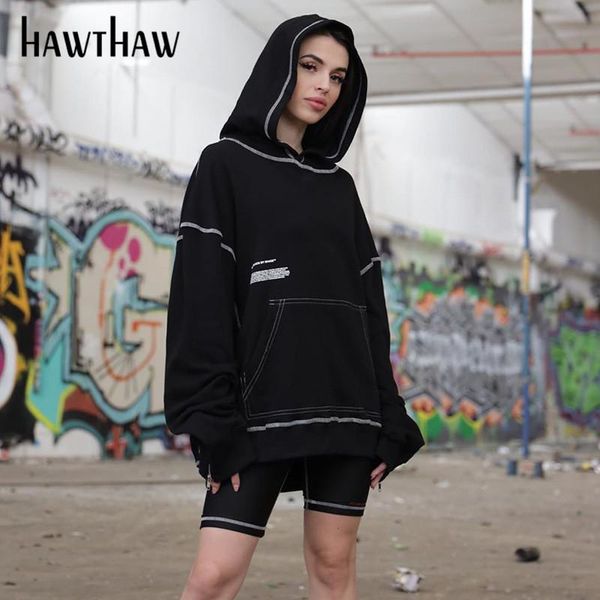 women's hoodies & sweatshirts hawthaw women autumn winter long sleeve hooded pocket black gothic hoodie sweatshirt pullover 2021 fall
women's hoodies & sweatshirts hawthaw women autumn winter long sleeve hooded pocket black gothic hoodie sweatshirt pullover 2021 fall