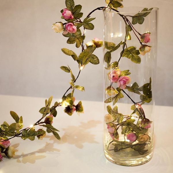 decorative flowers & wreaths 2m 20 led fake flower fairy string lights battery powered wedding valentine's day event party garland deco
decorative flowers & wreaths 2m 20 led fake flower fairy string lights battery powered wedding valentine's day event party garland deco