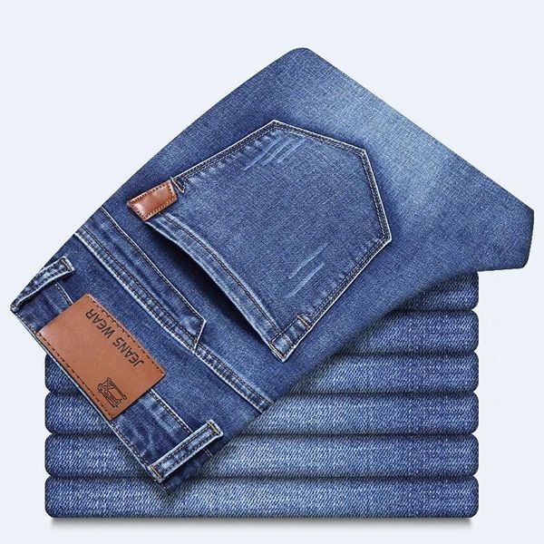 men's jeans business fashion 2021 four seasons classic style brand straight pants trousers large size 28-40, Blue
men's jeans business fashion 2021 four seasons classic style brand straight pants trousers large size 28-40, Blue