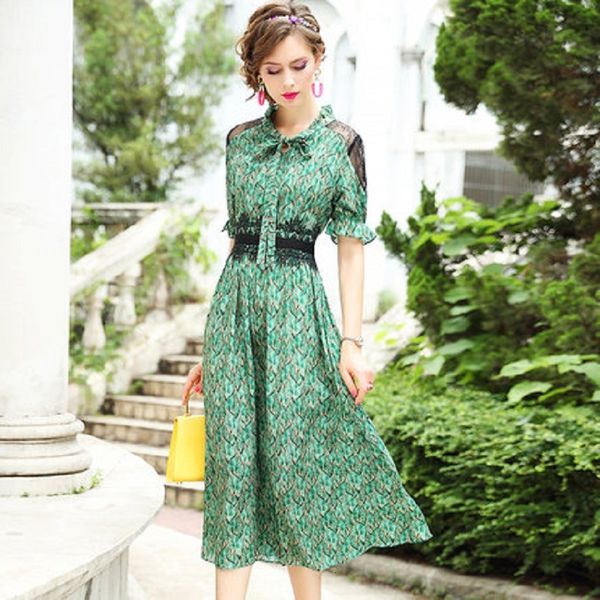 2021 new floral a-line print lady silk sweet young dress women's summer age reduction fashion simplicity beauty lace skirt 3k08, Black;gray
2021 new floral a-line print lady silk sweet young dress women's summer age reduction fashion simplicity beauty lace skirt 3k08, Black;gray
