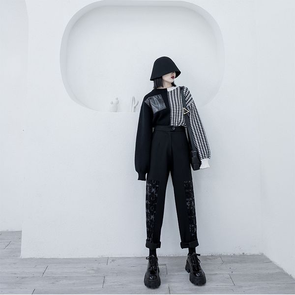 2021 new winter designer sweater women pullover patchwork leather pocket sweaters irregular jumper fashion x2nk, White;black
2021 new winter designer sweater women pullover patchwork leather pocket sweaters irregular jumper fashion x2nk, White;black