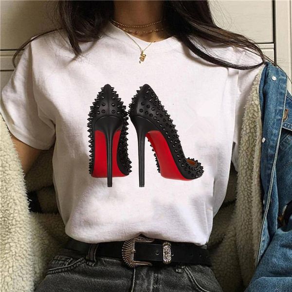 women's t-shirt white t shirt women fashion high heel shoes letter print tshirt 2021 shirts summer short sleeve tee femme
women's t-shirt white t shirt women fashion high heel shoes letter print tshirt 2021 shirts summer short sleeve tee femme