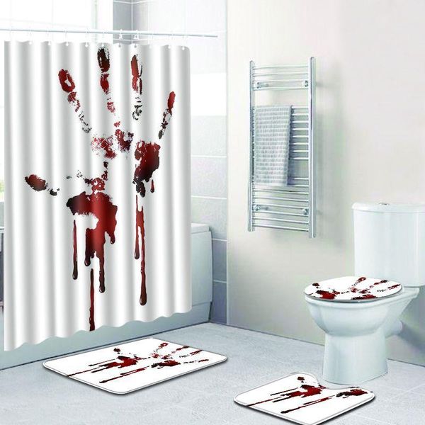 3d horror blood fingerprints 4pc set waterproof shower curtain bathroom shower room 180x180 bath curtains closestool mat decor
3d horror blood fingerprints 4pc set waterproof shower curtain bathroom shower room 180x180 bath curtains closestool mat decor