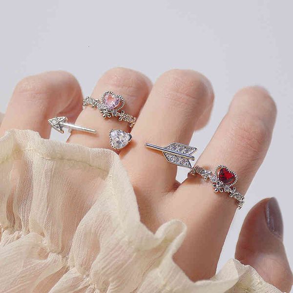 love ring romantic arrow of double finger for femme size exquisite heart crystal cz bague anillos bijoux wedding jewelry, Slivery;golden
love ring romantic arrow of double finger for femme size exquisite heart crystal cz bague anillos bijoux wedding jewelry, Slivery;golden