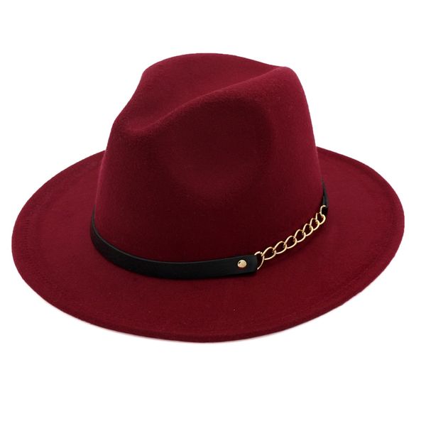 with wide brim gentleman elegant lady winter autumn jazz caps women men wool vintage gangster trilby felt fedora hat, Blue;gray
with wide brim gentleman elegant lady winter autumn jazz caps women men wool vintage gangster trilby felt fedora hat, Blue;gray
